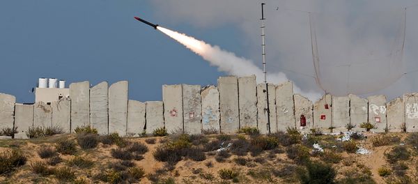 A rocket is launched by Palestinian militant groups into the Mediterranean Sea off the Gaza Strip at the start of their first-ever joint exercise, in Gaza City December 29, 2020 A rocket is launched by Palestinian militant groups into the Mediterranean Sea off the Gaza Strip at the start of their first-ever joint exercise, in Gaza City December 29, 2020 - Sputnik International