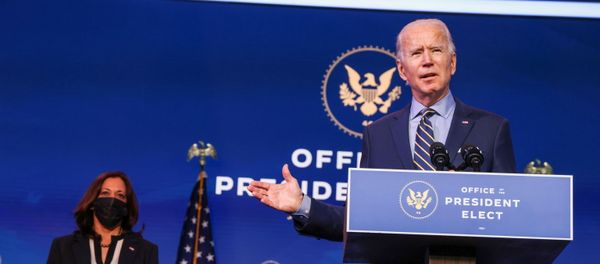 U.S. President-elect Joe Biden delivers a speech alongside U.S. Vice President-elect Kamala Harris after a conference video call focused on foreign policy at his transition headquarters in Wilmington, Delaware, U.S., December 28, 2020 U.S. President-elect Joe Biden delivers a speech alongside U.S. Vice President-elect Kamala Harris after a conference video call focused on foreign policy at his transition headquarters in Wilmington, Delaware, U.S., December 28, 2020 - Sputnik International