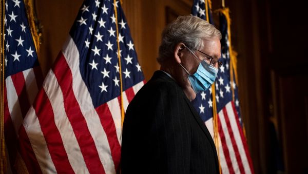 Senate Majority Leader Mitch McConnell (R-KY) conducts a news conference in the U.S. Capitol after the Senate Republican Policy luncheon in Washington, U.S., December 15, 2020.  - Sputnik International