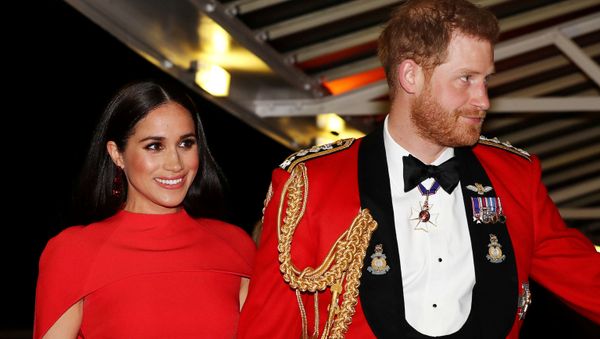 Britain's Prince Harry and his wife Meghan, arrive to attend the Mountbatten Festival of Music at the Royal Albert Hall in London, Britain March 7, 2020 Britain's Prince Harry and his wife Meghan, arrive to attend the Mountbatten Festival of Music at the Royal Albert Hall in London, Britain March 7, 2020 - Sputnik International