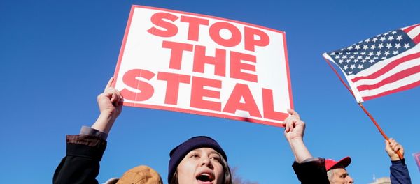 People participate in a Stop the Steal protest outside the U.S. Supreme Court in support of U.S. President Donald Trump in Washington, U.S., December 8, 2020. People participate in a Stop the Steal protest outside the U.S. Supreme Court in support of U.S. President Donald Trump in Washington, U.S., December 8, 2020. - Sputnik International