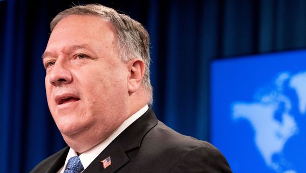 U.S. Secretary of State Mike Pompeo speaks during a media briefing at the State Department in Washington, U.S., November 10, 2020. Jacquelyn Martin/Pool via REUTERS/File Photo - Sputnik International