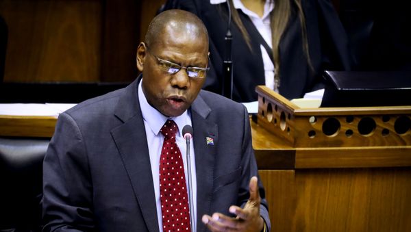 FILE PHOTO: South African Health Minister Dr Zweli Mkhize confirms the first case of Coronavirus in South Africa at Parliament in Cape Town, South Africa - Sputnik International