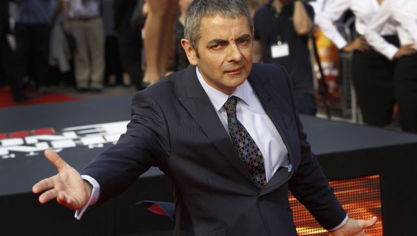 British Actor Rowan Atkinson arrives for the UK Premiere of 'Johnny English: Reborn', at a central London cinema, Sunday, Oct. 2, 2011. (AP Photo/Joel Ryan) - Sputnik International