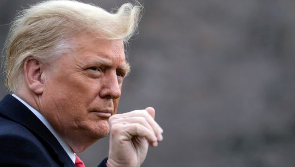 U.S. President Donald Trump departs on travel to West Point, New York from the South Lawn at the White House in Washington, U.S., December 12, 2020. - Sputnik International