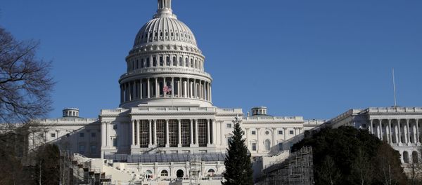 Construction for the upcoming presidential inauguration ceremony is seen outside of the U.S. Capitol Building in Washington, U.S., December 28, 2020. Construction for the upcoming presidential inauguration ceremony is seen outside of the U.S. Capitol Building in Washington, U.S., December 28, 2020. - Sputnik International