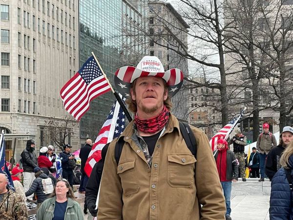 A Trump supporter takes part in a rally in DC as demonstrators demand a recount of votes and a review of election results in a number of states. A Trump supporter takes part in a rally in DC as demonstrators demand a recount of votes and a review of election results in a number of states. - Sputnik International