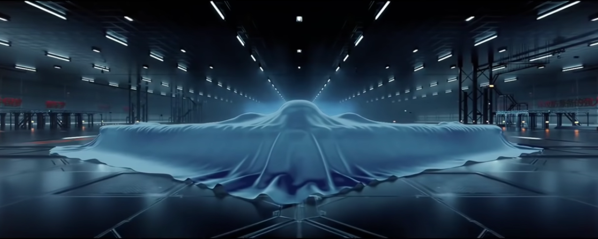 A teased image of China's forthcoming H-20 stealth bomber taken from a People's Liberation Army Air Force promotional video - Sputnik International, 1920, 09.01.2021