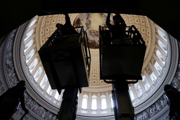 US Capitol Clean-Up in Full Swing Prior to Inauguration Day US Capitol Clean-Up in Full Swing Prior to Inauguration Day - Sputnik International