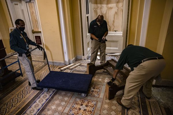 US Capitol Clean-Up in Full Swing Prior to Inauguration Day US Capitol Clean-Up in Full Swing Prior to Inauguration Day - Sputnik International