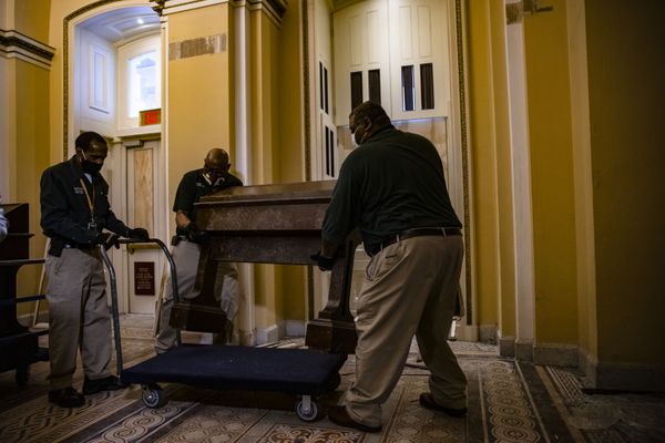US Capitol Clean-Up in Full Swing Prior to Inauguration Day US Capitol Clean-Up in Full Swing Prior to Inauguration Day - Sputnik International