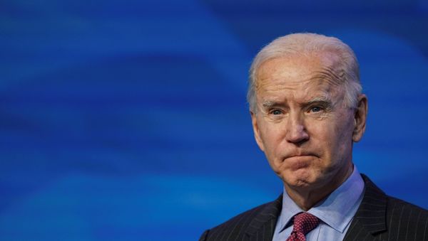 U.S. President-elect Joe Biden speaks as he announces members of economics and jobs team at his transition headquarters in Wilmington, Delaware - Sputnik International
