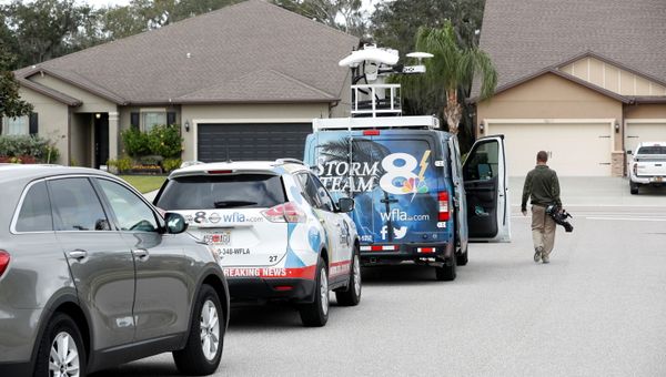 Outside the home of riot suspect in Florida Outside the home of riot suspect in Florida - Sputnik International