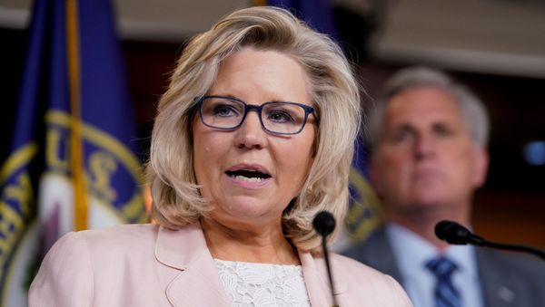 FILE PHOTO: House Republican Conference Chair Liz Cheney speaks at a news conference on Capitol Hill in Washington, U.S., May 8, 2019. FILE PHOTO: House Republican Conference Chair Liz Cheney speaks at a news conference on Capitol Hill in Washington, U.S., May 8, 2019. - Sputnik International