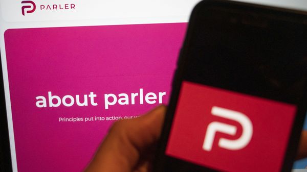 The logo of the social media platform Parler is displayed in Berlin, Jan. 10, 2021 - Sputnik International