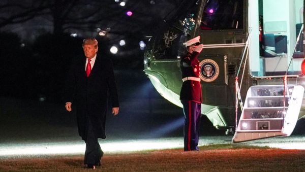 U.S. President Donald Trump walks from Marine One upon his return to the White House in Washington, U.S., January 12, 2021. U.S. President Donald Trump walks from Marine One upon his return to the White House in Washington, U.S., January 12, 2021. - Sputnik International