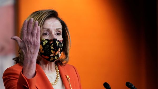 US House Speaker Nancy Pelosi (D-CA) attends her weekly news conference at the US Capitol in in Washington, DC, 15 January 2021 US House Speaker Nancy Pelosi (D-CA) attends her weekly news conference at the US Capitol in in Washington, DC, 15 January 2021 - Sputnik International