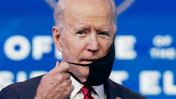 U.S. President-elect Joe Biden speaks about plans to vaccinate the U.S. population during news conference in Wilmington, Delaware - Sputnik International