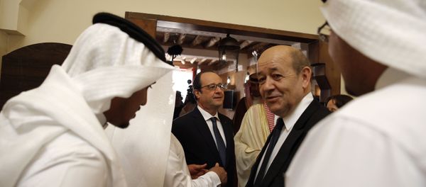 Jean-Yves le Drian, right, visits the Diriyah Historical City, near Riyadh, Saudi Arabia. File photo. Jean-Yves le Drian, right, visits the Diriyah Historical City, near Riyadh, Saudi Arabia. File photo. - Sputnik International