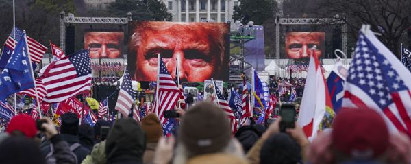 In this Jan. 6, 2021 file photo, Trump supporters participate in a rally in Washington. An AP review of records finds that members of President Donald Trump’s failed campaign were key players in the Washington rally that spawned a deadly assault on the U.S. Capitol last week. In this Jan. 6, 2021 file photo, Trump supporters participate in a rally in Washington. An AP review of records finds that members of President Donald Trump’s failed campaign were key players in the Washington rally that spawned a deadly assault on the U.S. Capitol last week. - Sputnik International