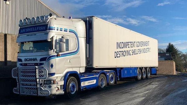 Lorry with the slogan Brexit carnage - Sputnik International