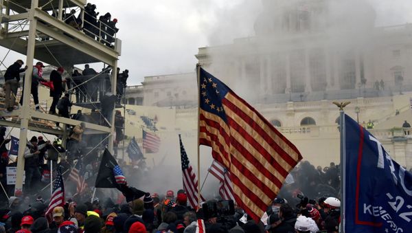 Supporters of US President Donald Trump protest in front of the Capitol Building in Washington, US 6 January 2021. REUTERS/Stephanie Keith/File Photo - Sputnik International