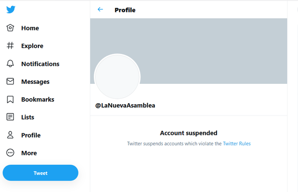 Twitter Suspends Account of Venezuela's New National Assembly - Sputnik International
