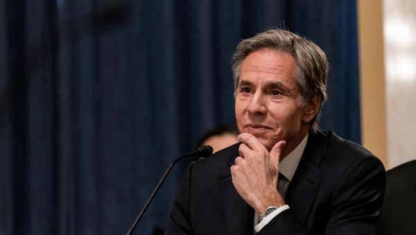 Antony J. Blinken, of New York, speaks during his confirmation hearing to be Secretary of State before the U.S. Senate Foreign Relations Committee at the U.S. Capitol in Washington, DC, U.S. January 19, 2021. - Sputnik International
