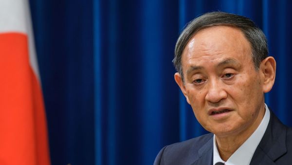 Japan's Prime Minister Suga Yoshihide delivers a speech during a news conference about the ongoing coronavirus disease (COVID-19) outbreak in Tokyo, Japan, December 25, 2020 - Sputnik International