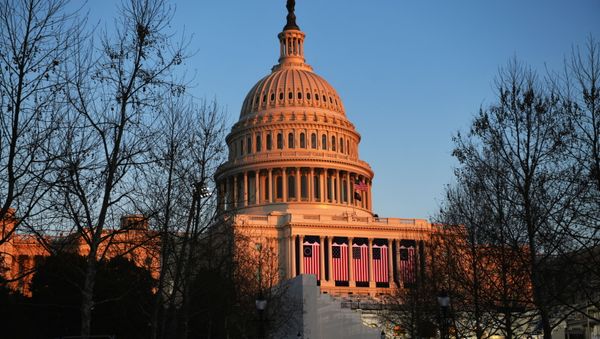 The US Capitol is shown at sunset on the day of President Joe Biden's inauguration, in Washington DC, US January 20, 2021 The US Capitol is shown at sunset on the day of President Joe Biden's inauguration, in Washington DC, US January 20, 2021 - Sputnik International