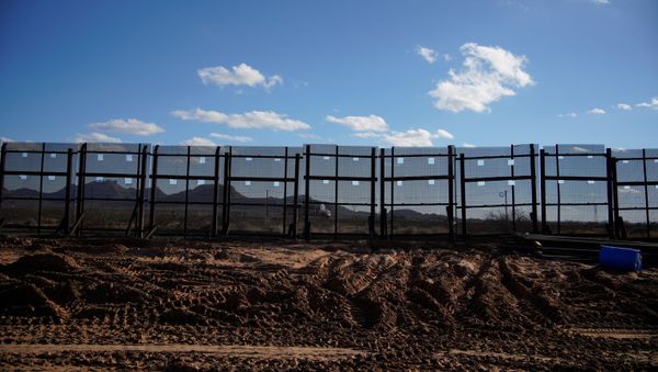 A segment of the border wall under construction is seen abandoned after US President Joe Biden signed an executive order halting construction of the US-Mexico border wall, in Sunland Park, New Mexico, US, 22 January 2021. A segment of the border wall under construction is seen abandoned after US President Joe Biden signed an executive order halting construction of the US-Mexico border wall, in Sunland Park, New Mexico, US, 22 January 2021. - Sputnik International