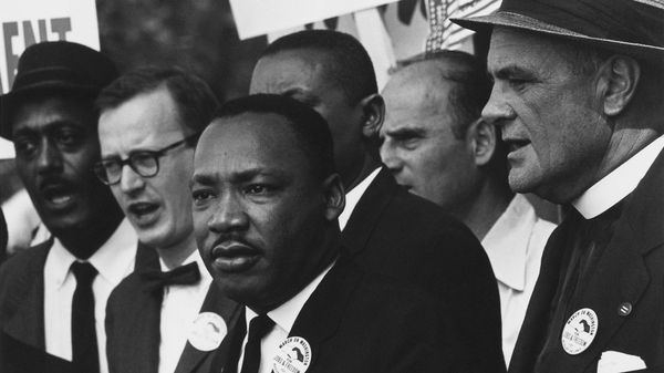 Martin Luther King Jr. during the 1963 March on Washington for Jobs and Freedom, during which he delivered his historic I Have a Dream speech, calling for an end to racism. - Sputnik International