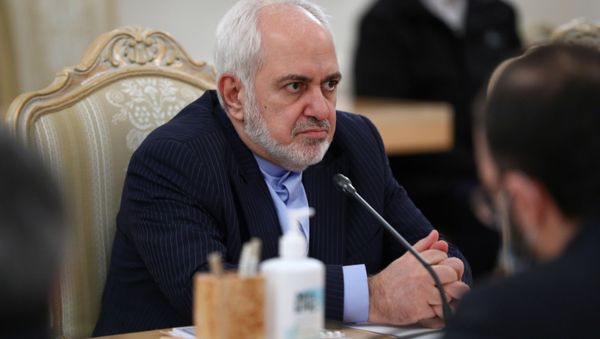 Iran's Foreign Minister Mohammad Javad Zarif attends a meeting with Russia's Foreign Minister Sergei Lavrov in Moscow, Russia January 26, 2021 - Sputnik International