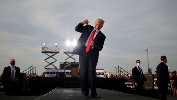 A Picture and its Story: Protests, rallies and two impeachments: Trump's presidency in photographs - Sputnik International