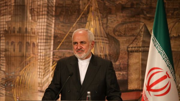 Iranian Foreign Minister Javad Zarif attends a joint news conference with his Turkish counterpart Mevlut Cavusoglu (not seen) in Istanbul, Turkey, January 29, 2021. - Sputnik International