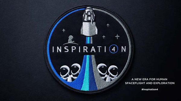 A logo of the Inspiration4 mission of SpaceX posted on Twitter February 1, 2021. - Sputnik International
