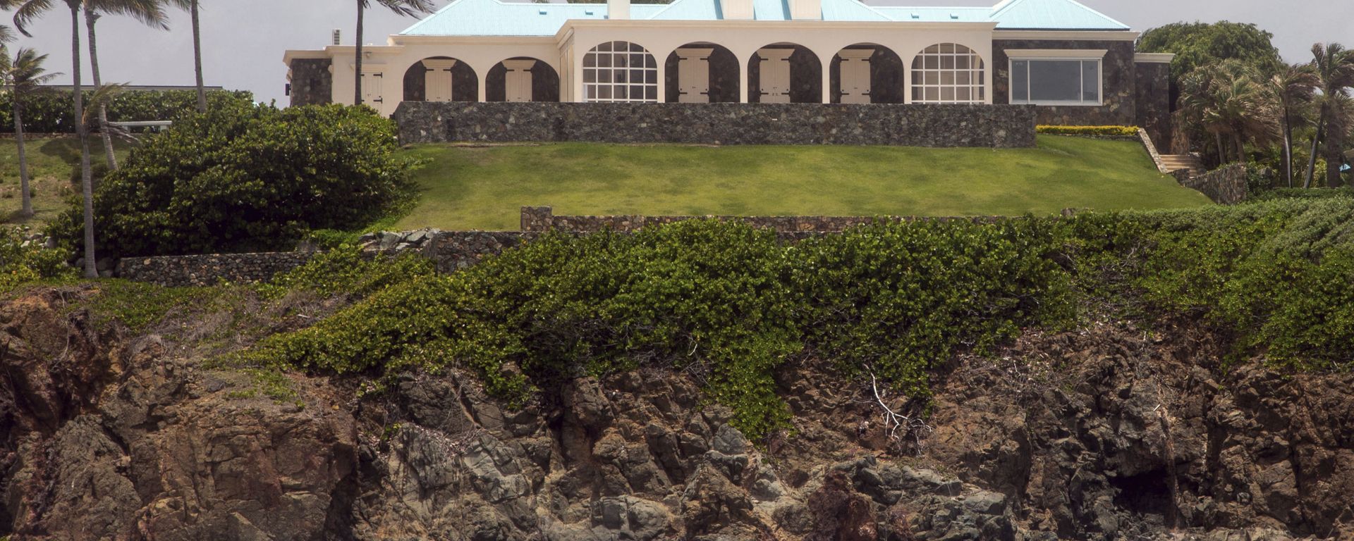 This July 9, 2019, file photo shows a portion of Jeffery Epstein's estate on Little Saint James Island, in the U. S. Virgin Islands - Sputnik International, 1920, 21.04.2023