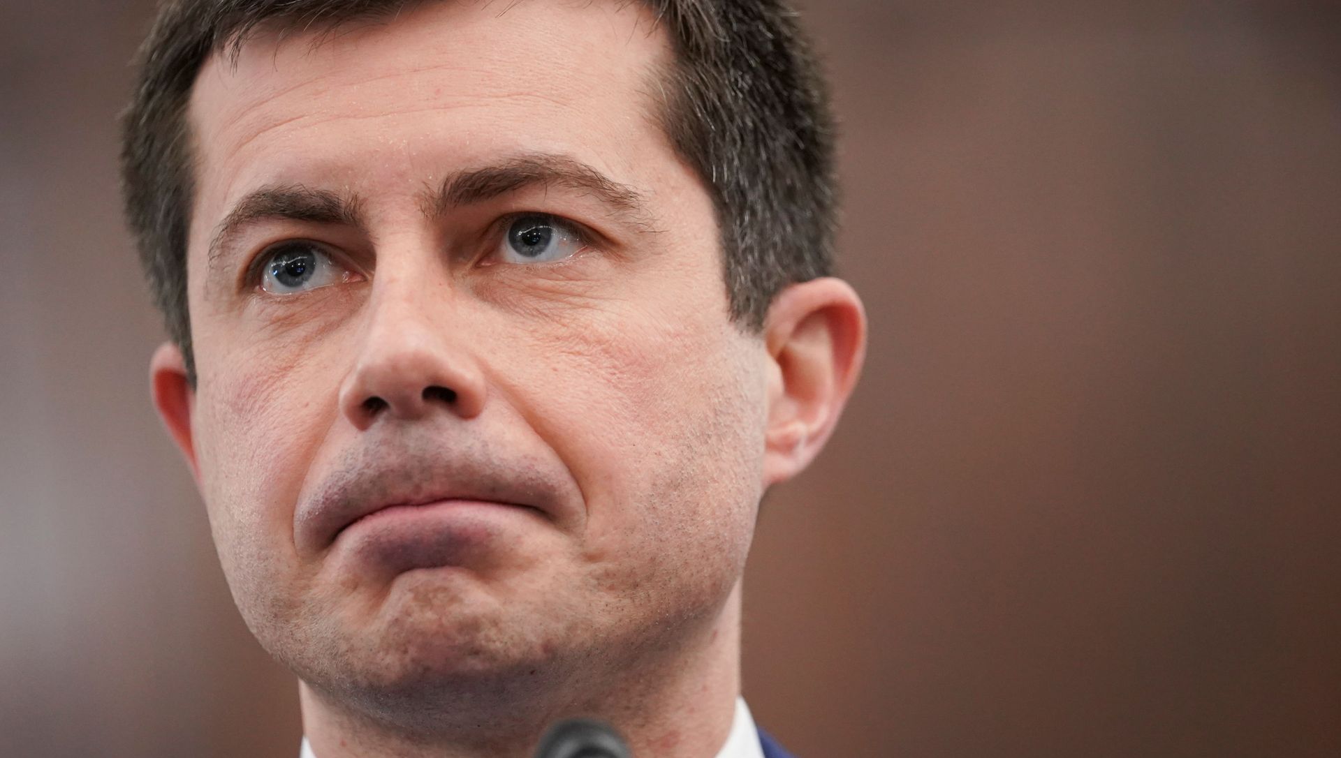 Pete Buttigieg, U.S. secretary of transportation nominee for U.S. President Joe Biden, speaks during a Senate Commerce, Science and Transportation Committee confirmation hearing in Washington, DC, U.S., January 21, 2021. Stefani Reynolds/Pool via REUTERS Pete Buttigieg, U.S. secretary of transportation nominee for U.S. President Joe Biden, speaks during a Senate Commerce, Science and Transportation Committee confirmation hearing in Washington, DC, U.S., January 21, 2021. Stefani Reynolds/Pool via REUTERS - Sputnik International, 1920, 02.02.2021