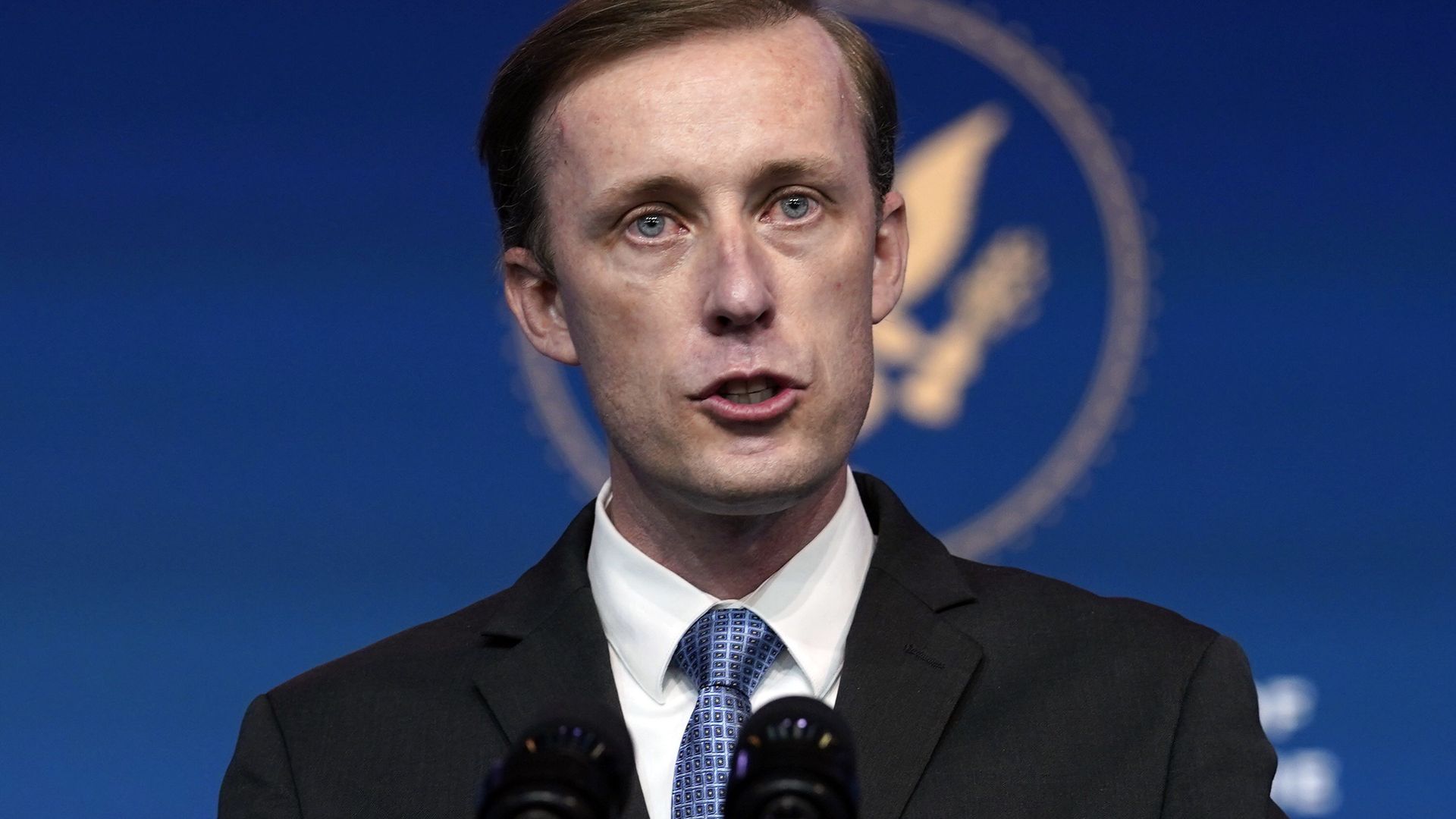 President-elect Joe Biden's national security adviser nominee Jake Sullivan speaks at The Queen theater, Tuesday, Nov. 24, 2020, in Wilmington, Del. - Sputnik International, 1920, 17.12.2021