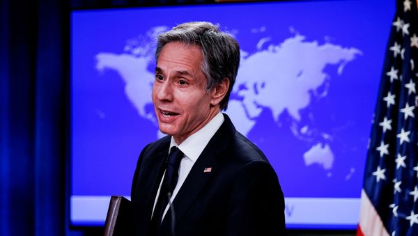 Newly confirmed U.S. Secretary of State Antony Blinken concludes his first press briefing at the State Department in Washington, U.S., January 27, 2021. - Sputnik International