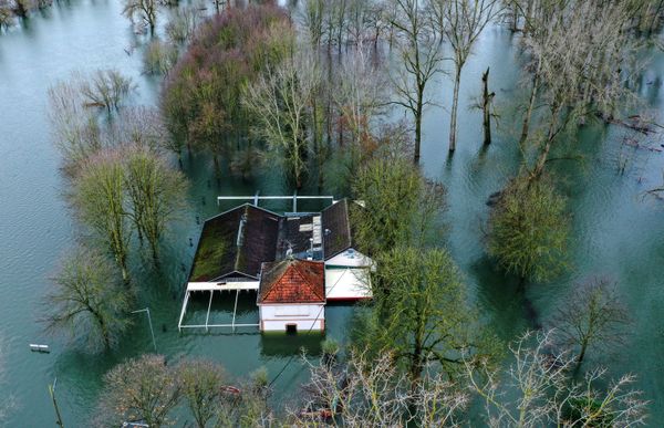 Rhine River Flooding Disrupts Traffic in Germany  - Sputnik International