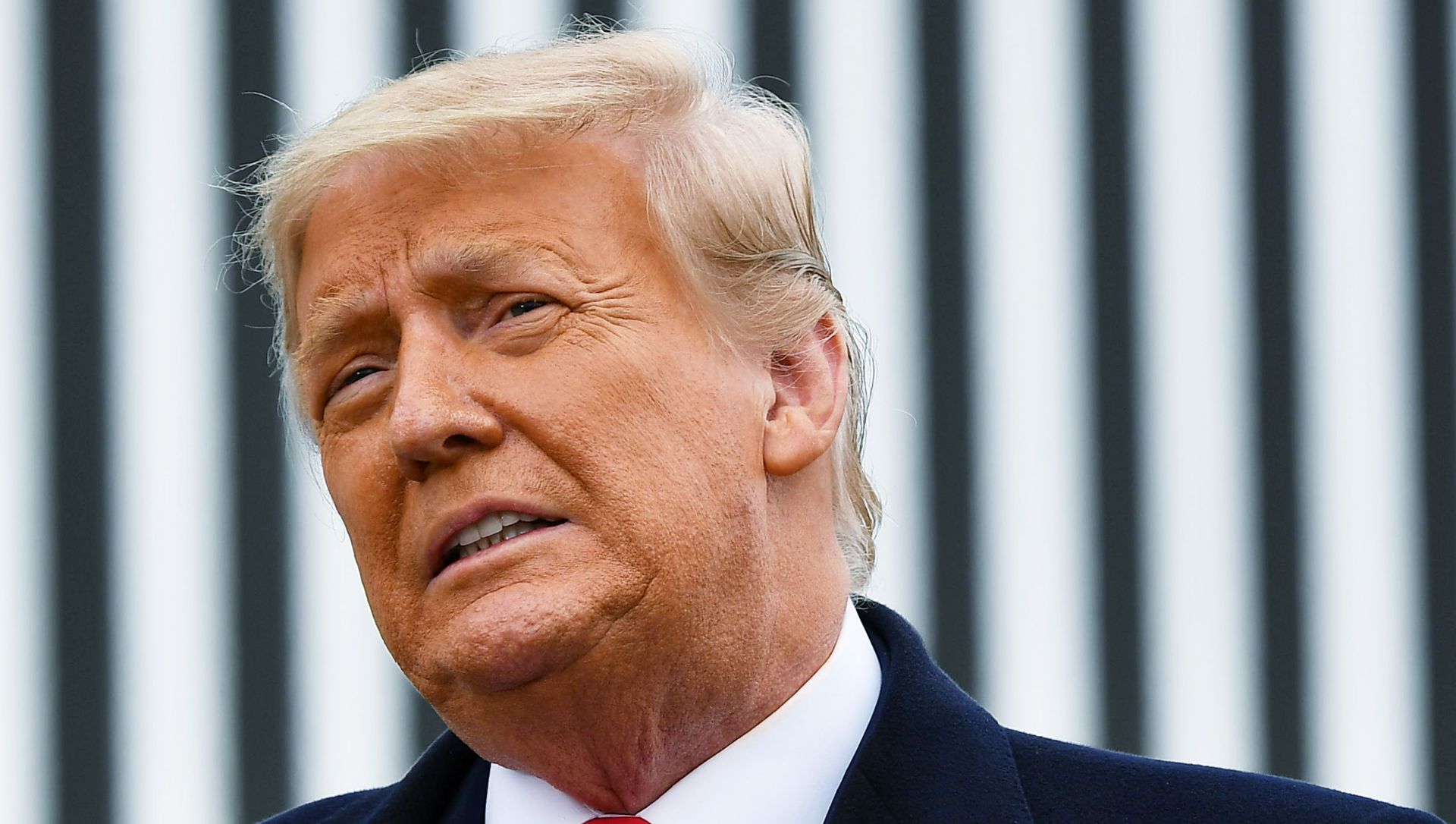 In this file photo US President Donald Trump speaks following a section of the border wall in Alamo, Texas, on January 12, 2021 In this file photo US President Donald Trump speaks following a section of the border wall in Alamo, Texas, on January 12, 2021 - Sputnik International, 1920, 04.02.2021