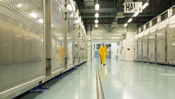 A handout picture released by Iran's Atomic Energy Organization on November 6, 2019, shows the interior of the Fordo (Fordow) Uranium Conversion Facility in Qom, in the north of the country. - Sputnik International
