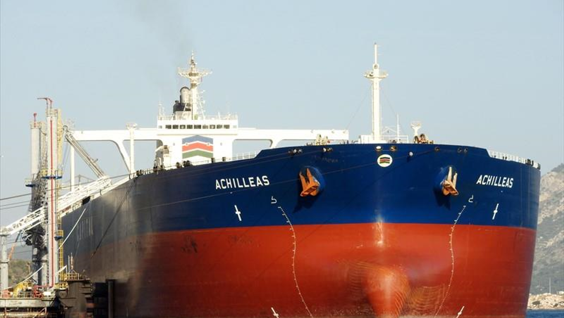 The Achilleas, a Liberian-flagged Greek-owned crude oil tanker. The Achilleas, a Liberian-flagged Greek-owned crude oil tanker. - Sputnik International, 1920, 31.05.2021
