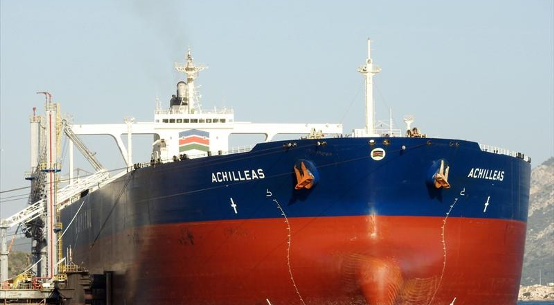 The Achilleas, a Liberian-flagged Greek-owned crude oil tanker. The Achilleas, a Liberian-flagged Greek-owned crude oil tanker. - Sputnik International, 1920, 15.02.2021