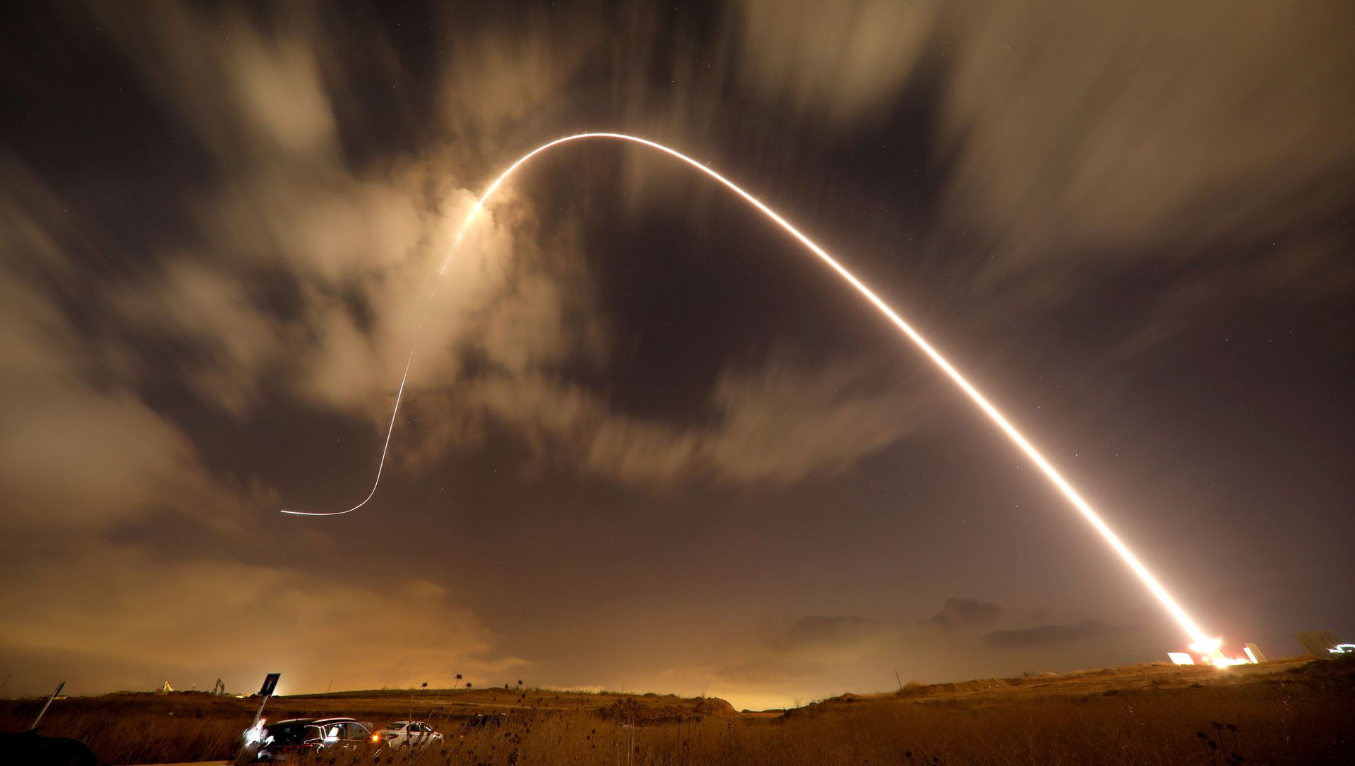 he Iron Dome anti-missile system fires an interceptor missile as rockets are launched from Gaza towards Israel near the southern city of Sderot, Israel August 9, 2018. he Iron Dome anti-missile system fires an interceptor missile as rockets are launched from Gaza towards Israel near the southern city of Sderot, Israel August 9, 2018. - Sputnik International, 1920, 07.02.2021
