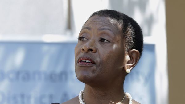 n this April 25, 2018, file photo Contra Costa County District Attorney Diana Becton discusses the arrest of Golden State Killer suspect, Joseph James DeAngelo during a news conference in Sacramento, Calif. - Sputnik International