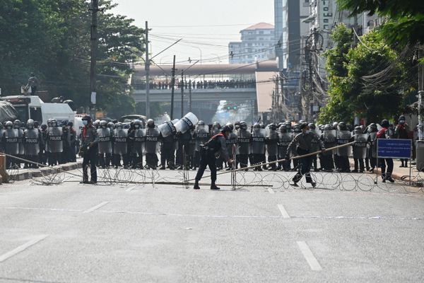 Thousands Rally Against Military Coup in Myanmar Thousands Rally Against Military Coup in Myanmar - Sputnik International