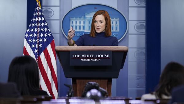 White House press secretary Jen Psaki speaks during a press briefing at the White House, Monday, Feb. 8, 2021, in Washington - Sputnik International