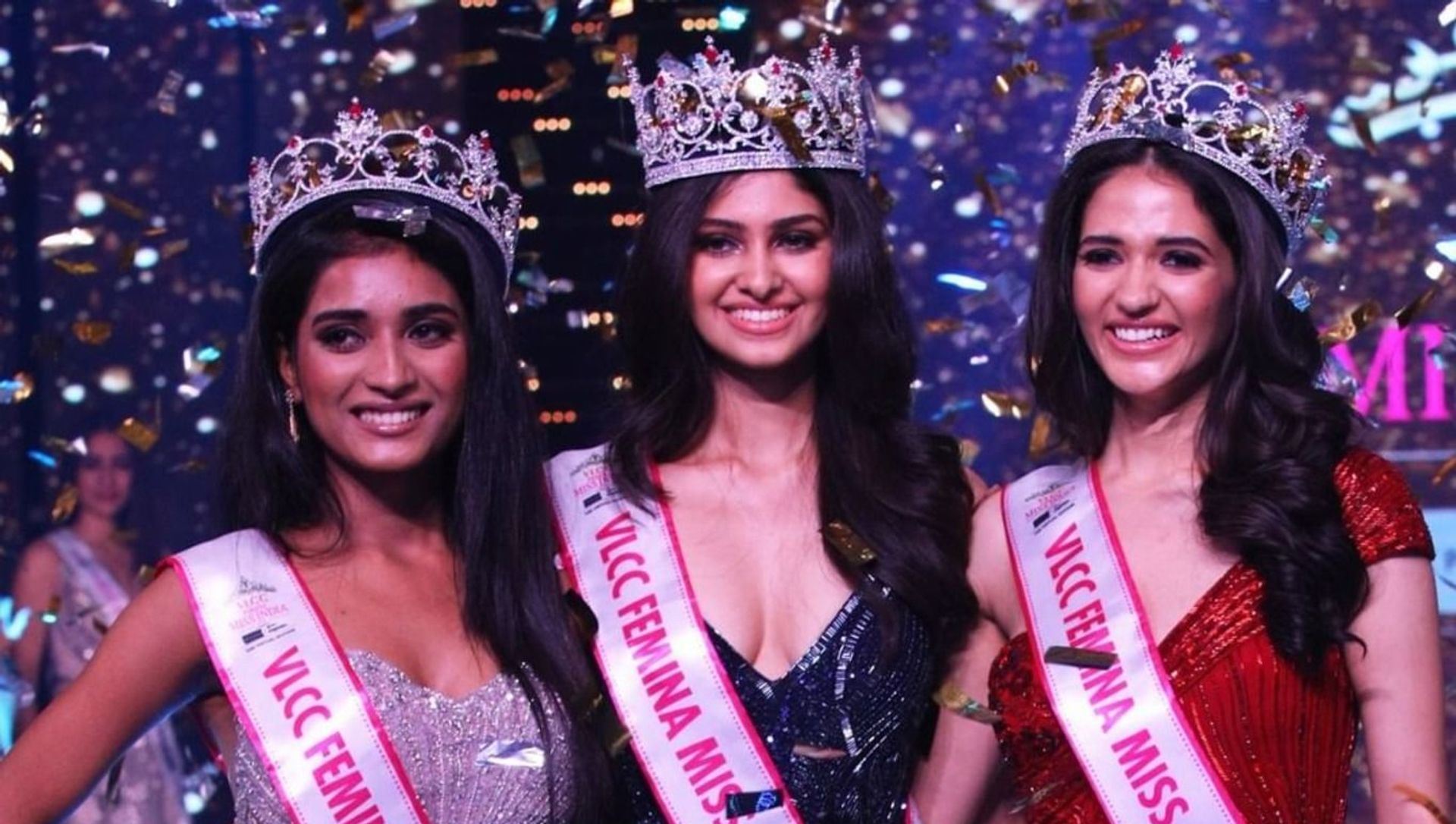 Top 3 Winners at VLCC Femina Miss India 2020 co-powered by Sephora & Roposo- Manasa Varanasi, VLCC Femina Miss India World 2020, Manika Sheokand, VLCC Femina Miss Grand India 2020 and Manya Singh, VLCC Femina Miss India 2020 Runner-up. Top 3 Winners at VLCC Femina Miss India 2020 co-powered by Sephora & Roposo- Manasa Varanasi, VLCC Femina Miss India World 2020, Manika Sheokand, VLCC Femina Miss Grand India 2020 and Manya Singh, VLCC Femina Miss India 2020 Runner-up. - Sputnik International, 1920, 11.02.2021